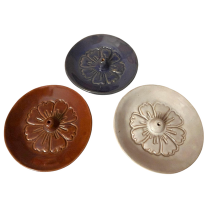 Räucherstäbchenhalter Blüte | Keramik