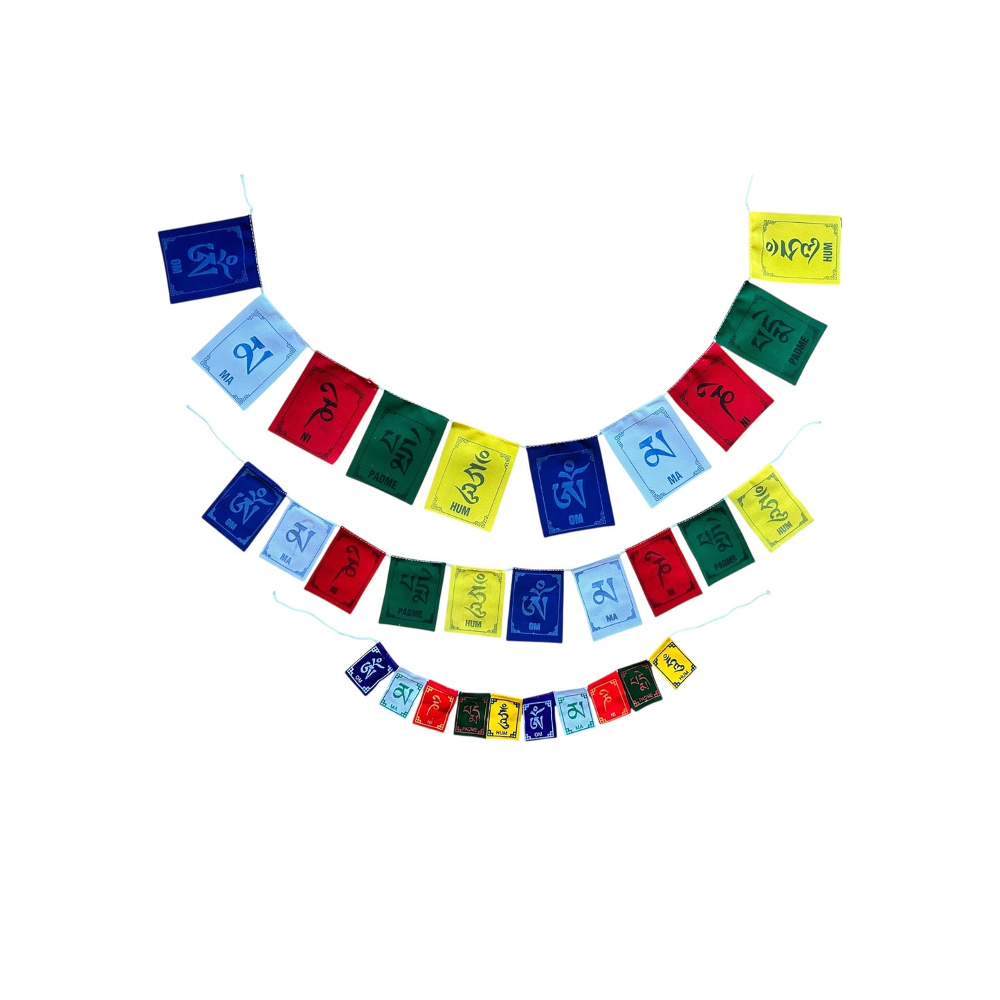 Tibetische Gebetsfahnen | „Om Mani Padme Hum“