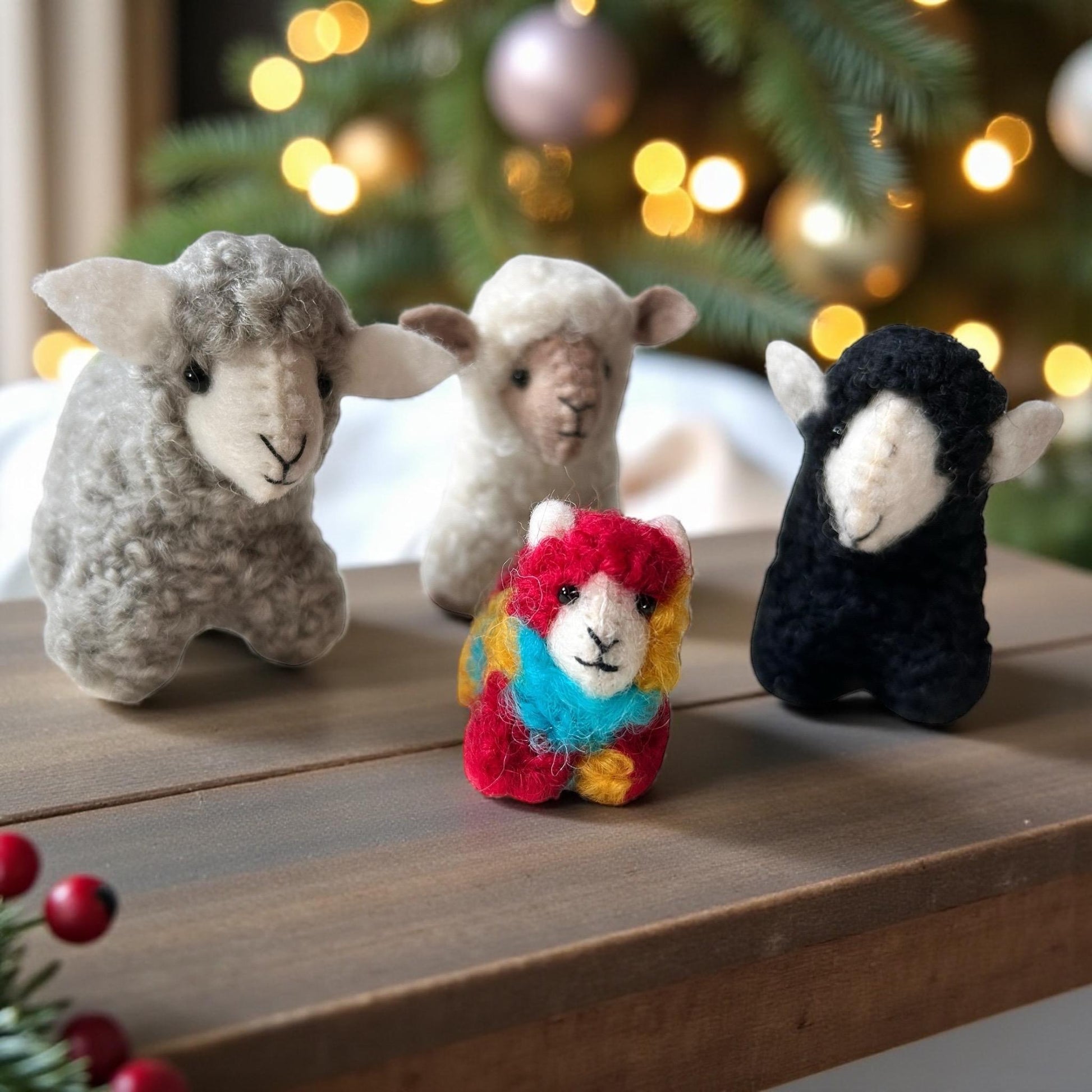 Handgefilzte Anhänger | 100 % Wolle