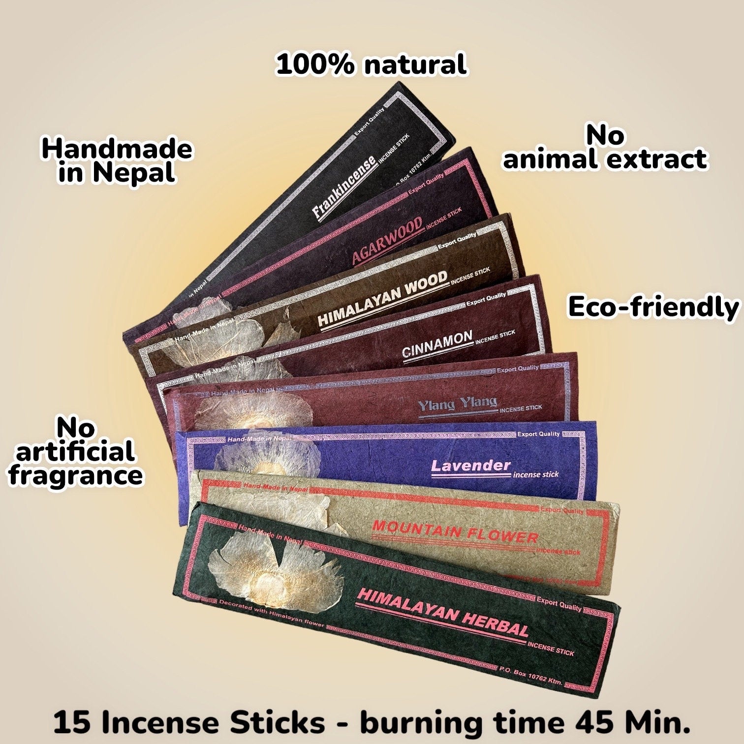 Mountain Flower Räucherstäbchen | Rhododendron + Beifuß