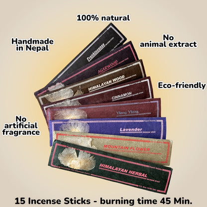 Mountain Flower Räucherstäbchen | Rhododendron + Beifuß