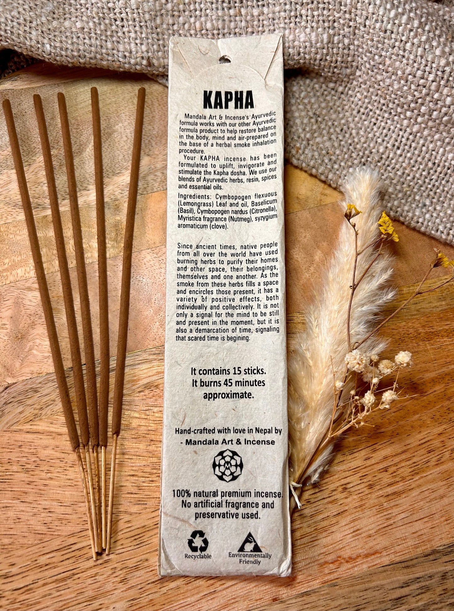 Ayurveda Räucherstäbchen | Pitta Vata Kapha