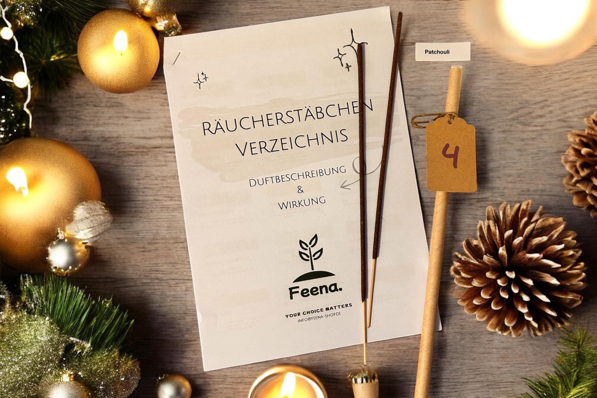 Räucherstäbchen Adventskalender