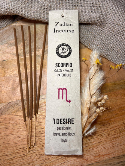 Sternzeichen Räucherstäbchen