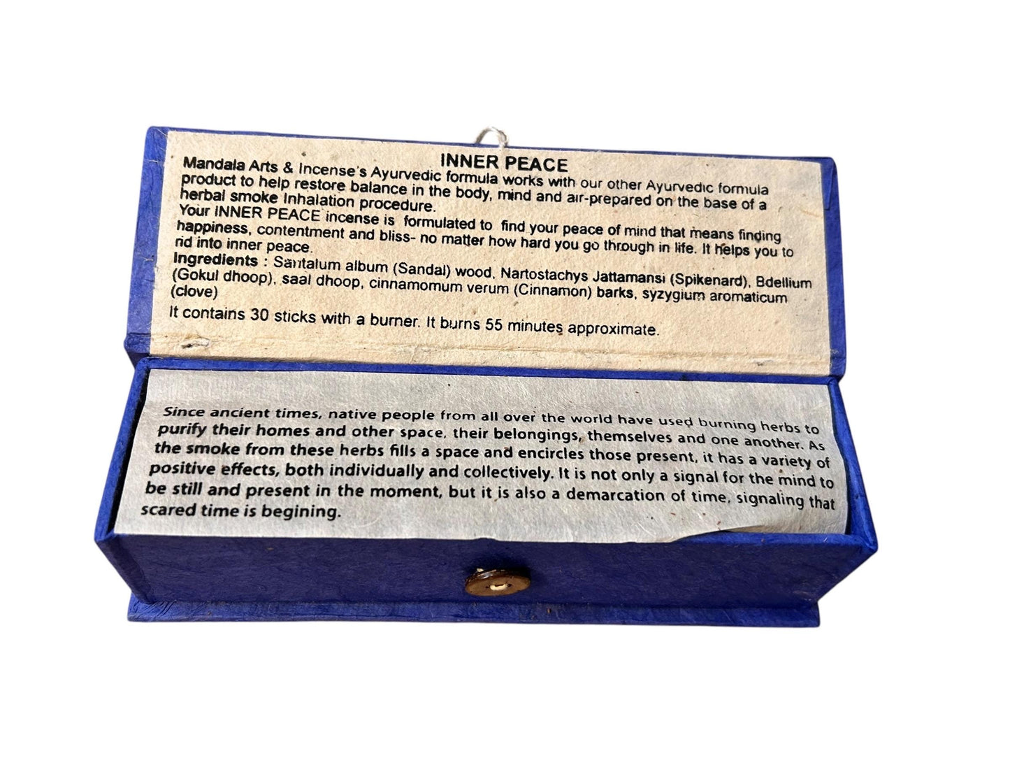 Inner Peace Räucherstäbchen | Dhoop Sticks mit Stäbchenhalter
