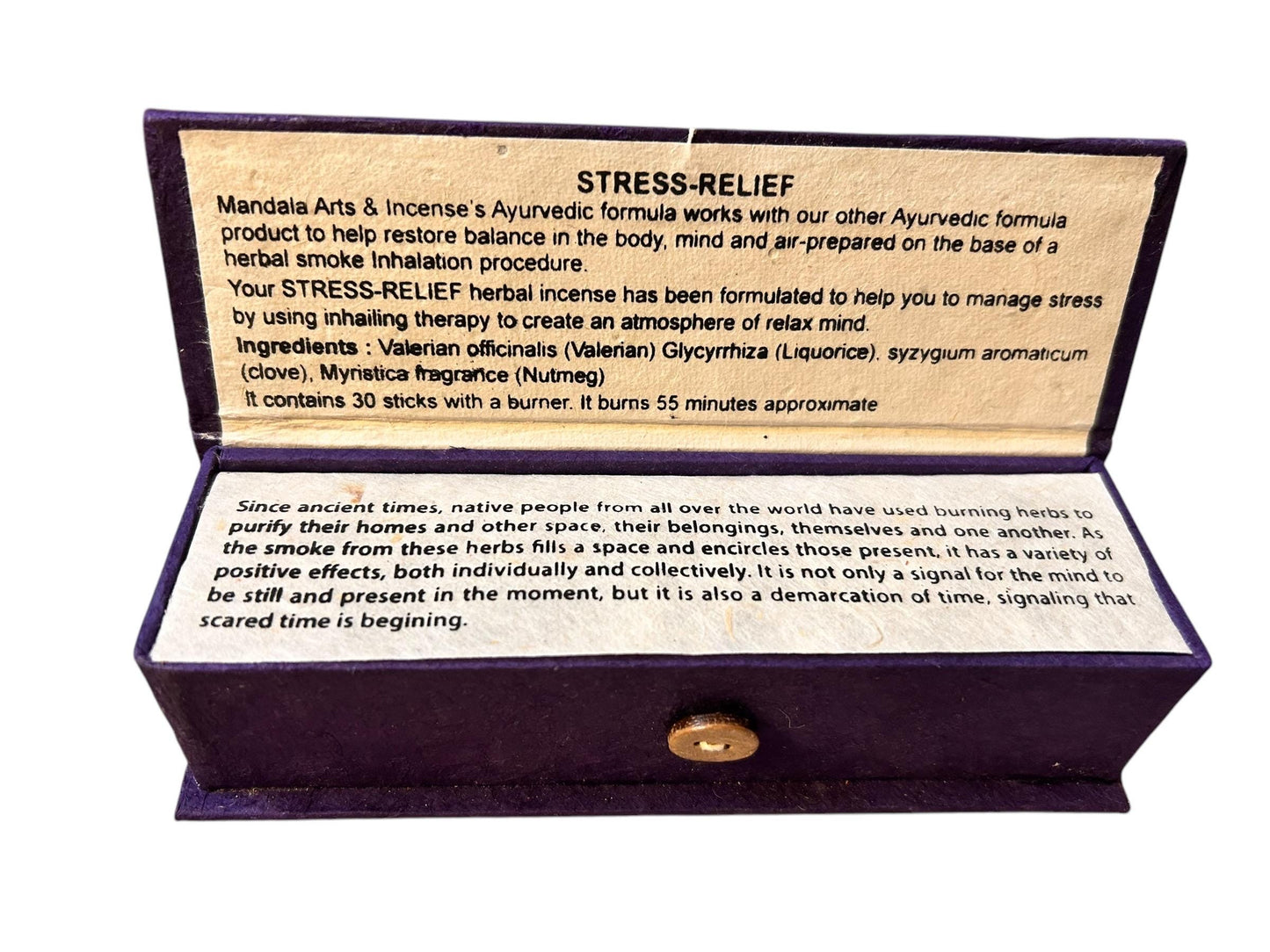 Stress Relief Räucherstäbchen | Dhoop Sticks mit Stäbchenhalter