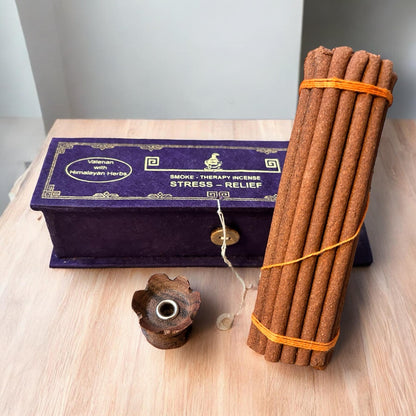 Stress Relief Räucherstäbchen | Dhoop Sticks mit Stäbchenhalter