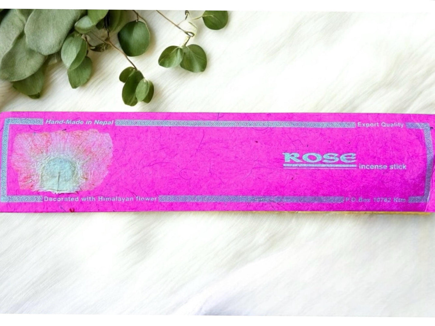 Rose Räucherstäbchen