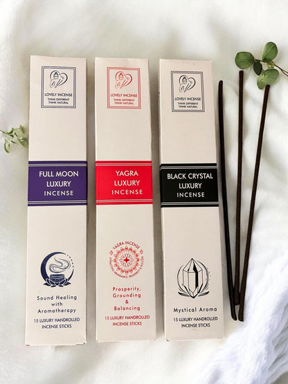 Hochwertige extra lange Dhoop Räucherstäbchen | 2 Std Brenndauer