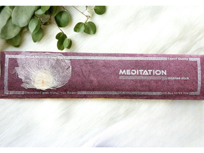 Meditation Räucherstäbchen | Sandelholz + Guggul