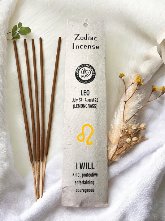 Sternzeichen Löwe Räucherstäbchen | Zitronengras | Lemongrass