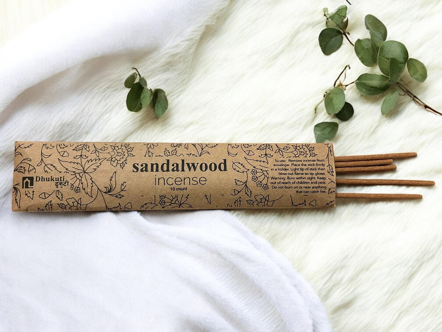 Traditionell handgerollte Räucherstäbchen | mildes Aroma | Sandelholz, Lavendel, Zimt