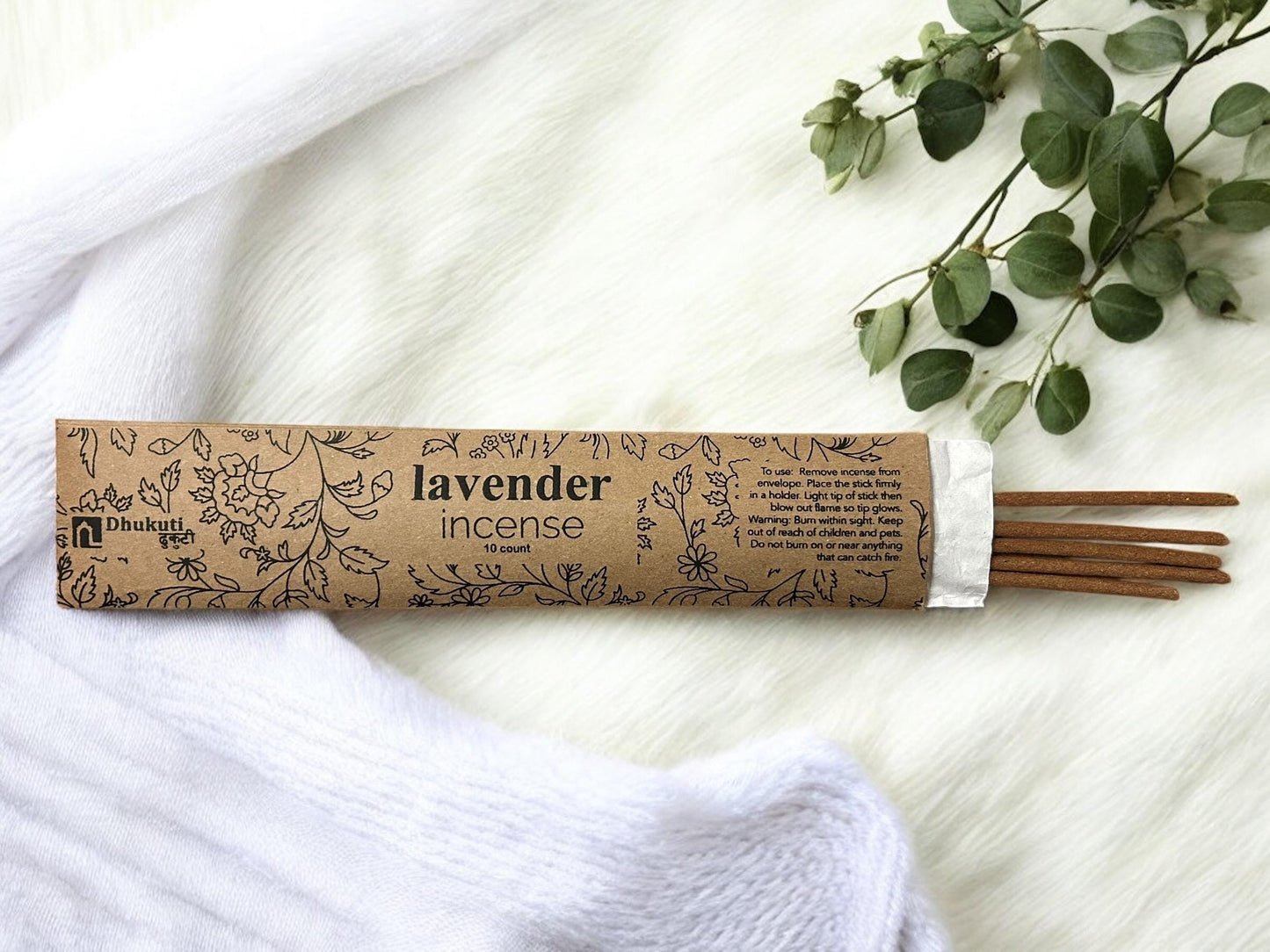 Traditionell handgerollte Räucherstäbchen | mildes Aroma | Sandelholz, Lavendel, Zimt