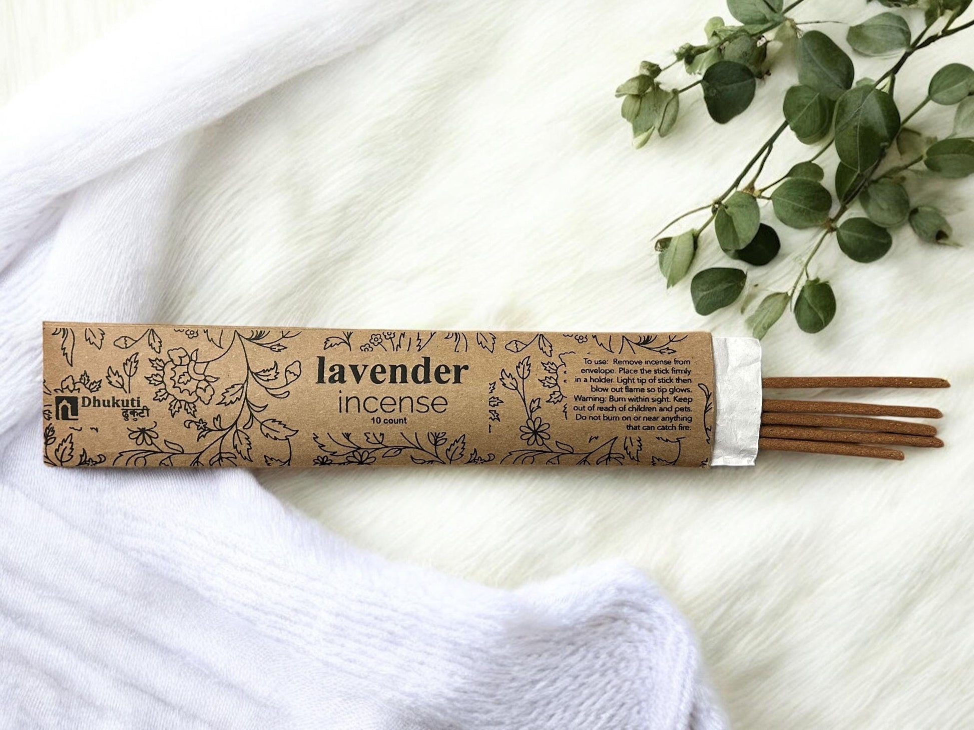 Traditionell handgerollte Räucherstäbchen | mildes Aroma | Sandelholz, Lavendel, Zimt