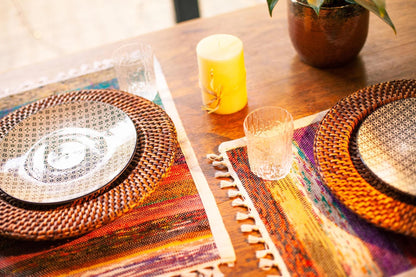 Buntes Tischset Sari | Upcycling