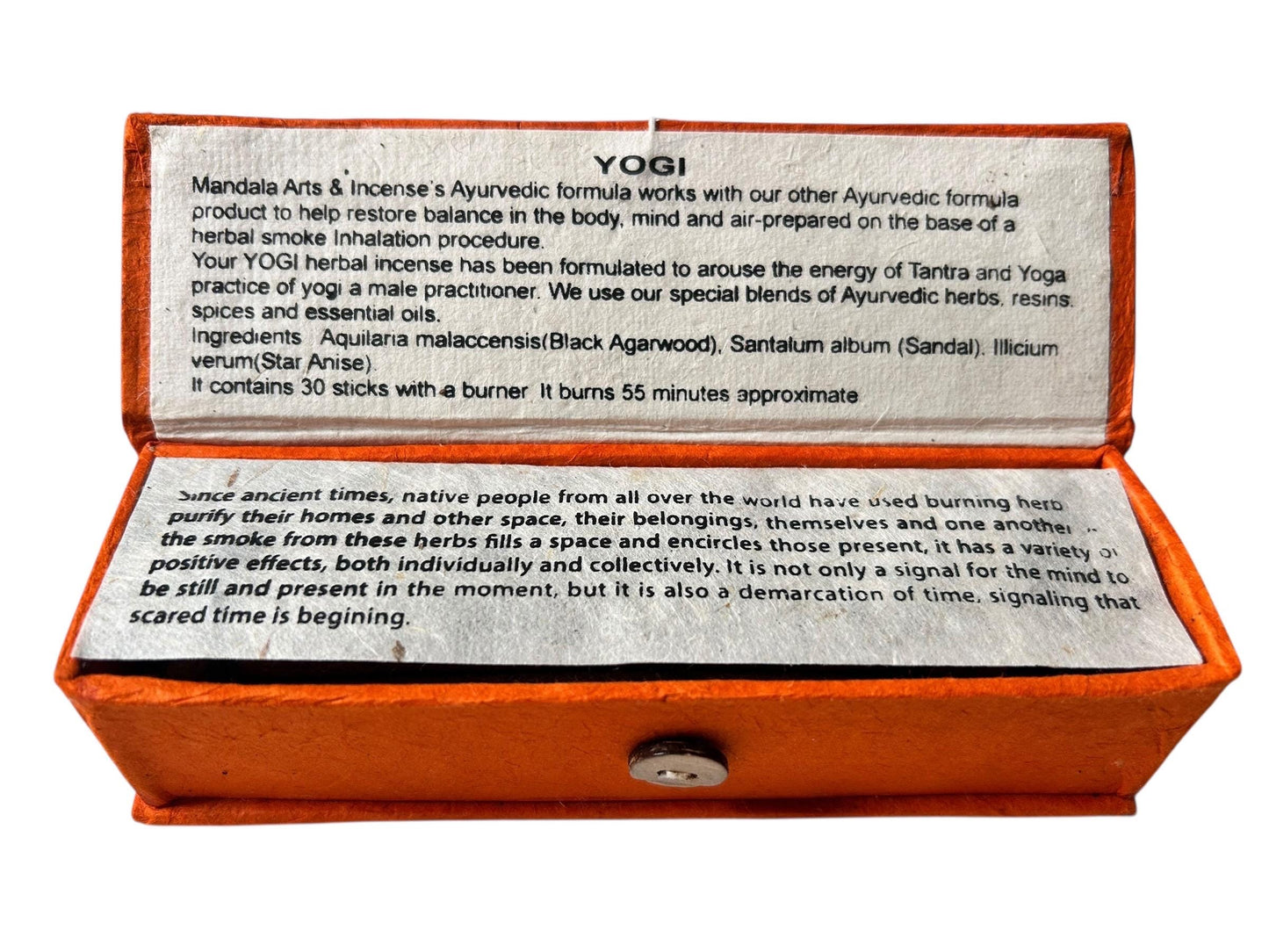 Yogi + Yogini Räucherstäbchen | Dhoop Sticks mit Stäbchenhalter