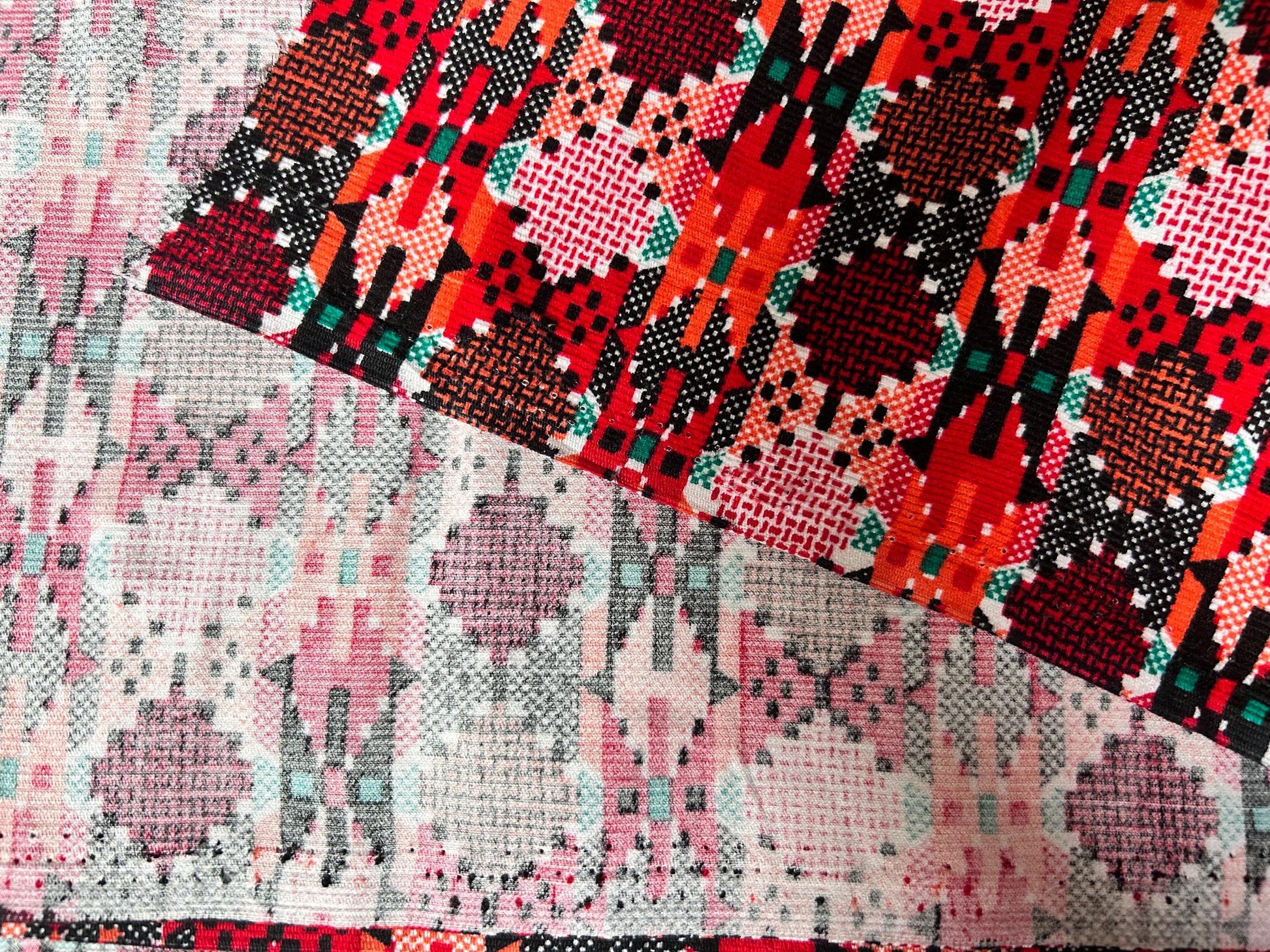 Dhaka-Stoff | Traditionelles Nepal-Muster