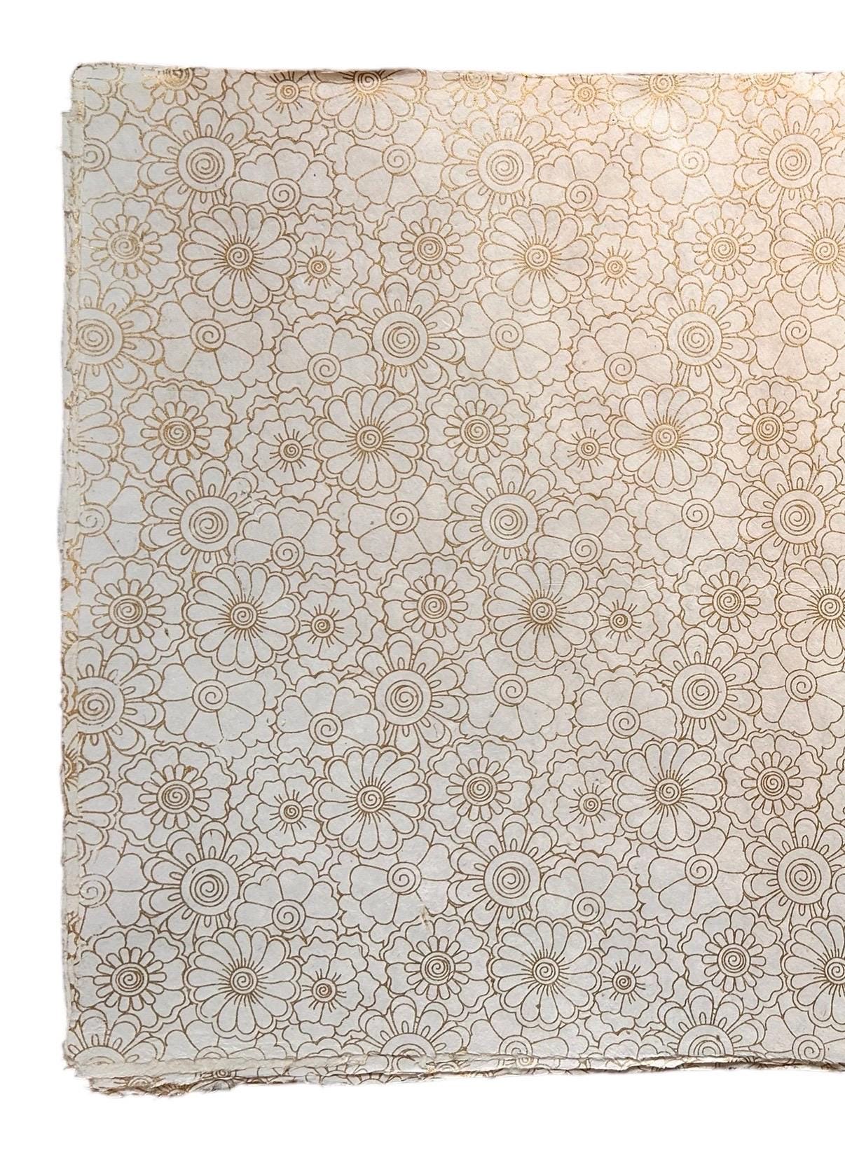 Loktapapier aus Nepal – Handgeschöpftes Papier mit Muster