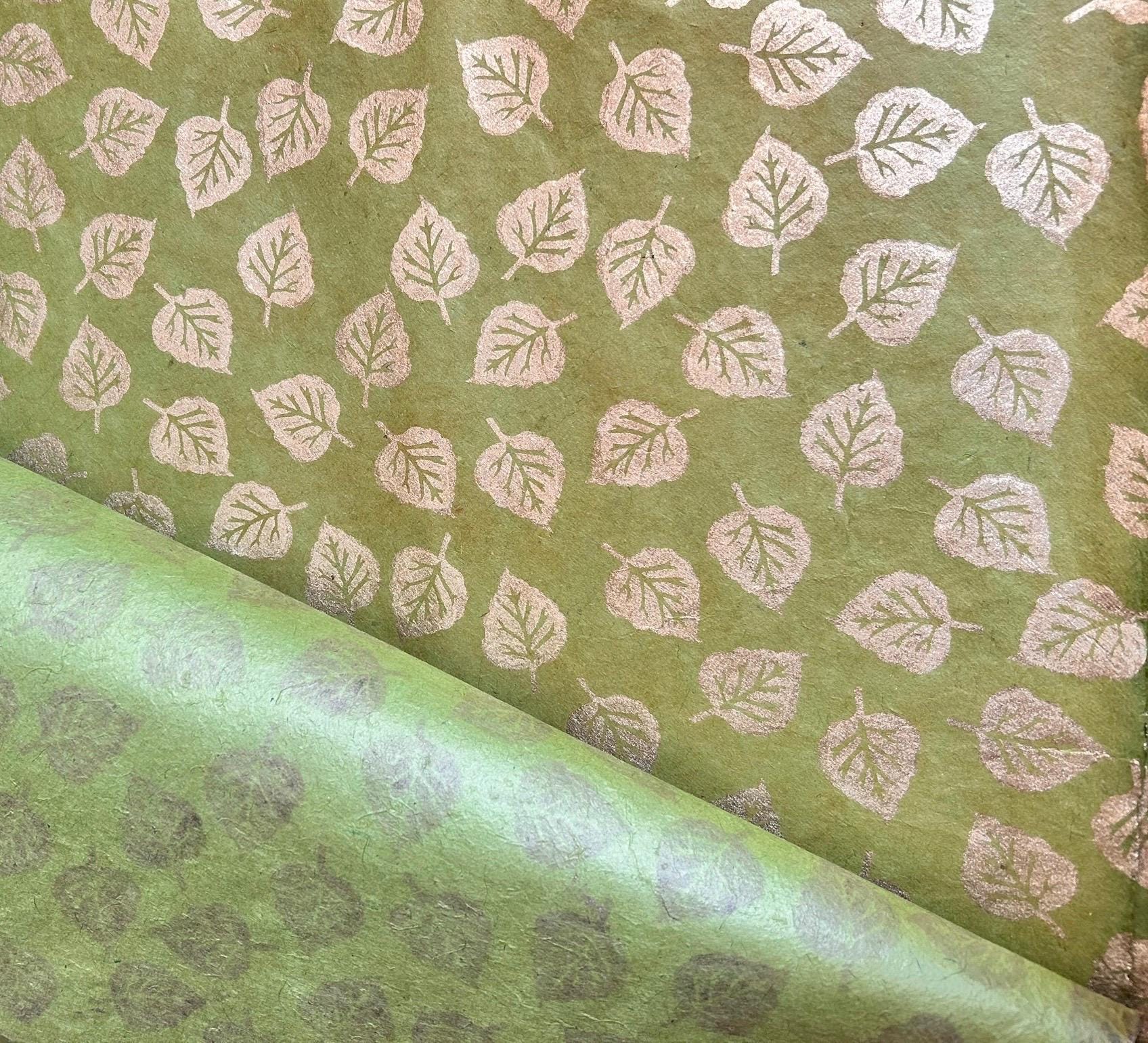 Loktapapier aus Nepal – Handgeschöpftes Papier mit Muster