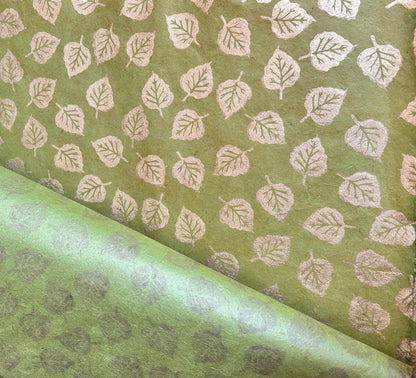 Loktapapier aus Nepal – Handgeschöpftes Papier mit Muster