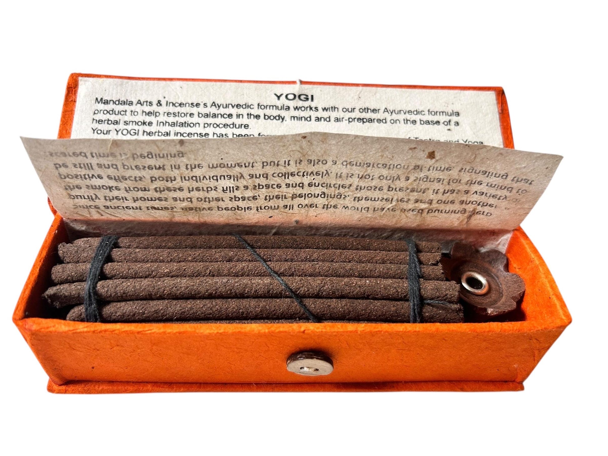 Yogi + Yogini Räucherstäbchen | Dhoop Sticks mit Stäbchenhalter