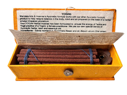 Yogi + Yogini Räucherstäbchen | Dhoop Sticks mit Stäbchenhalter