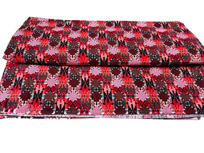 Dhaka-Stoff | Traditionelles Nepal-Muster