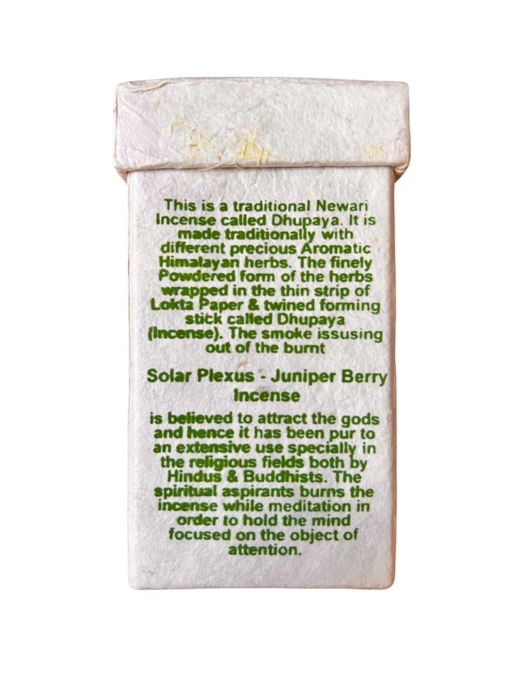 Räucherschnüre Set - Chakra - 7 Sorten + Keramikhalter