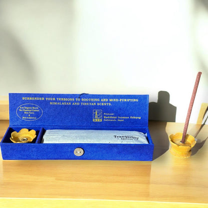 Himalayan Naturals Räucherstäbchen | Dhoop Sticks mit Stäbchenhalter