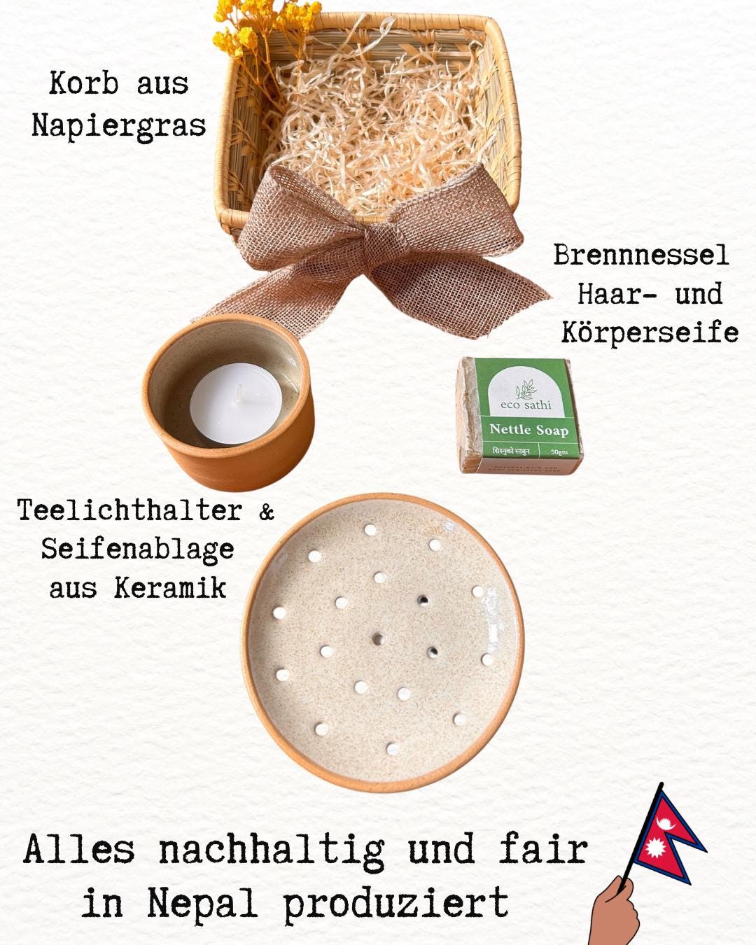 Handgemachtes Geschenkset Wellness