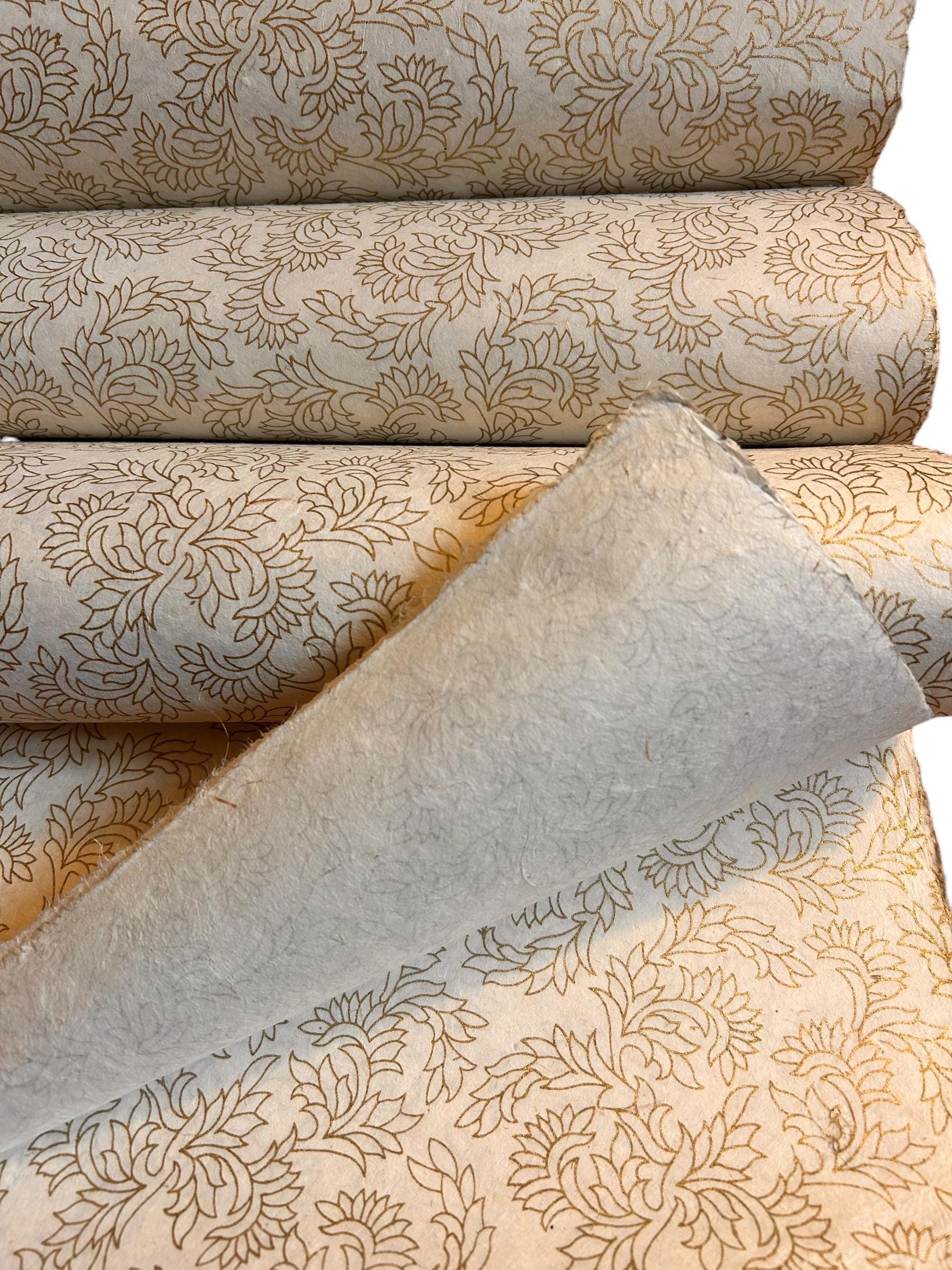 Loktapapier aus Nepal – Handgeschöpftes Papier mit Muster