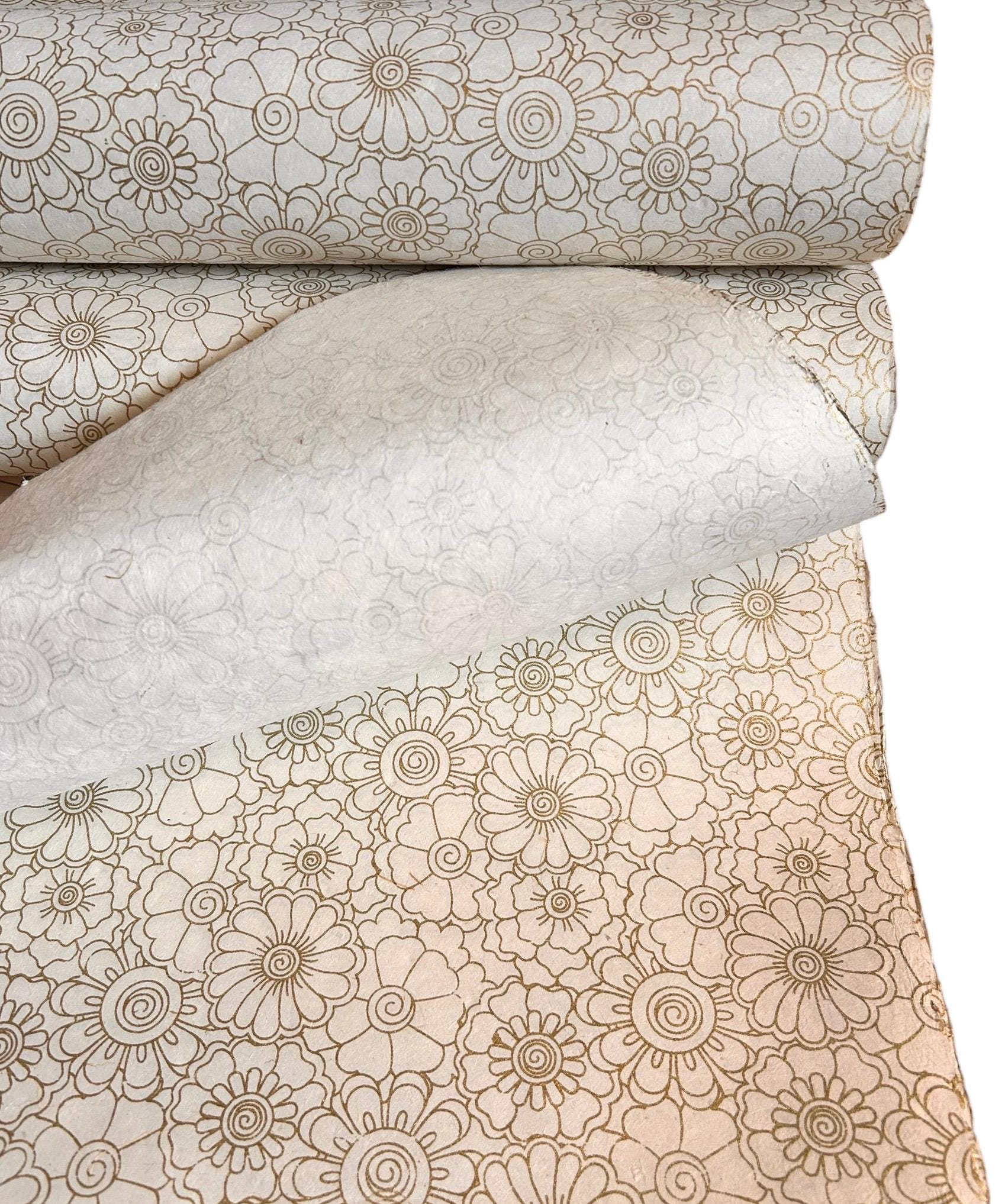 Loktapapier aus Nepal – Handgeschöpftes Papier mit Muster