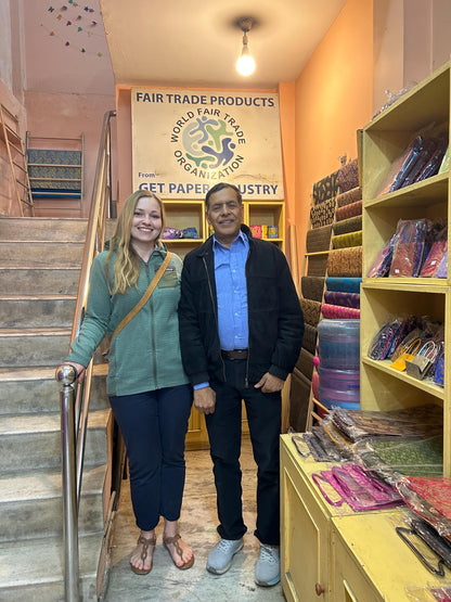 Loktapapier aus Nepal – Handgeschöpftes Papier mit Muster