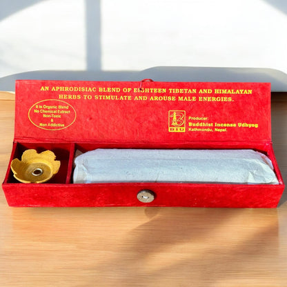 Himalayan Naturals Räucherstäbchen | Dhoop Sticks mit Stäbchenhalter