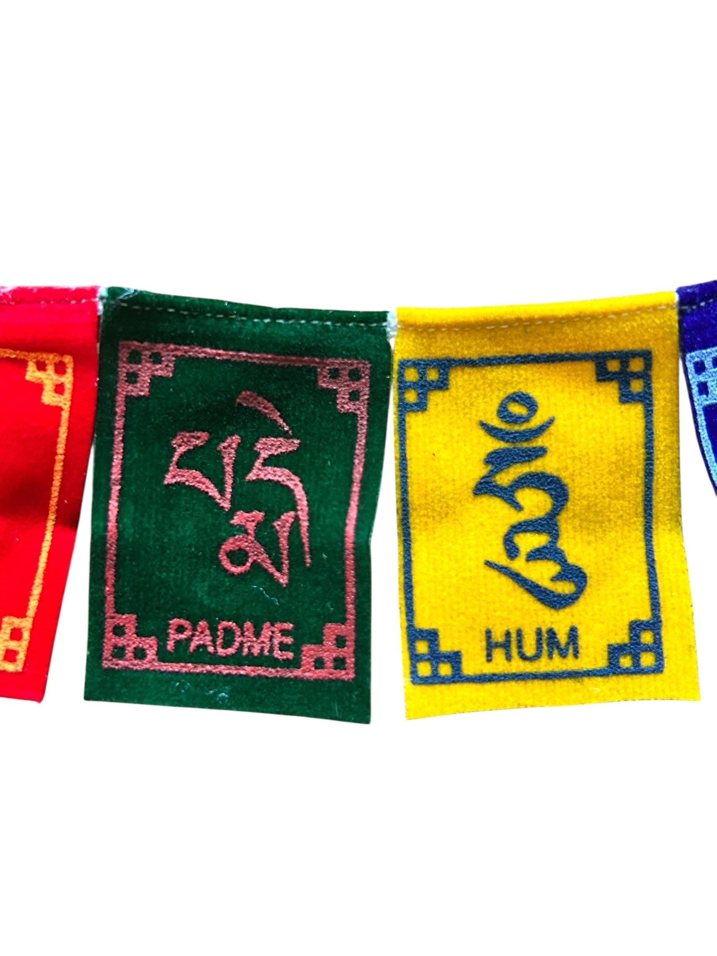 Tibetische Gebetsfahnen – Om Mani Padme Hum