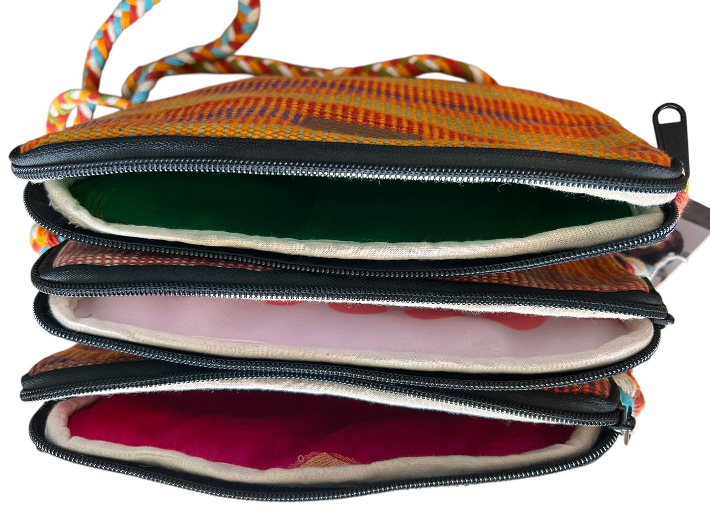 Umhängetasche Gheri | Handgewebte Baumwolle