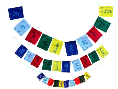 Tibetische Gebetsfahnen – Om Mani Padme Hum