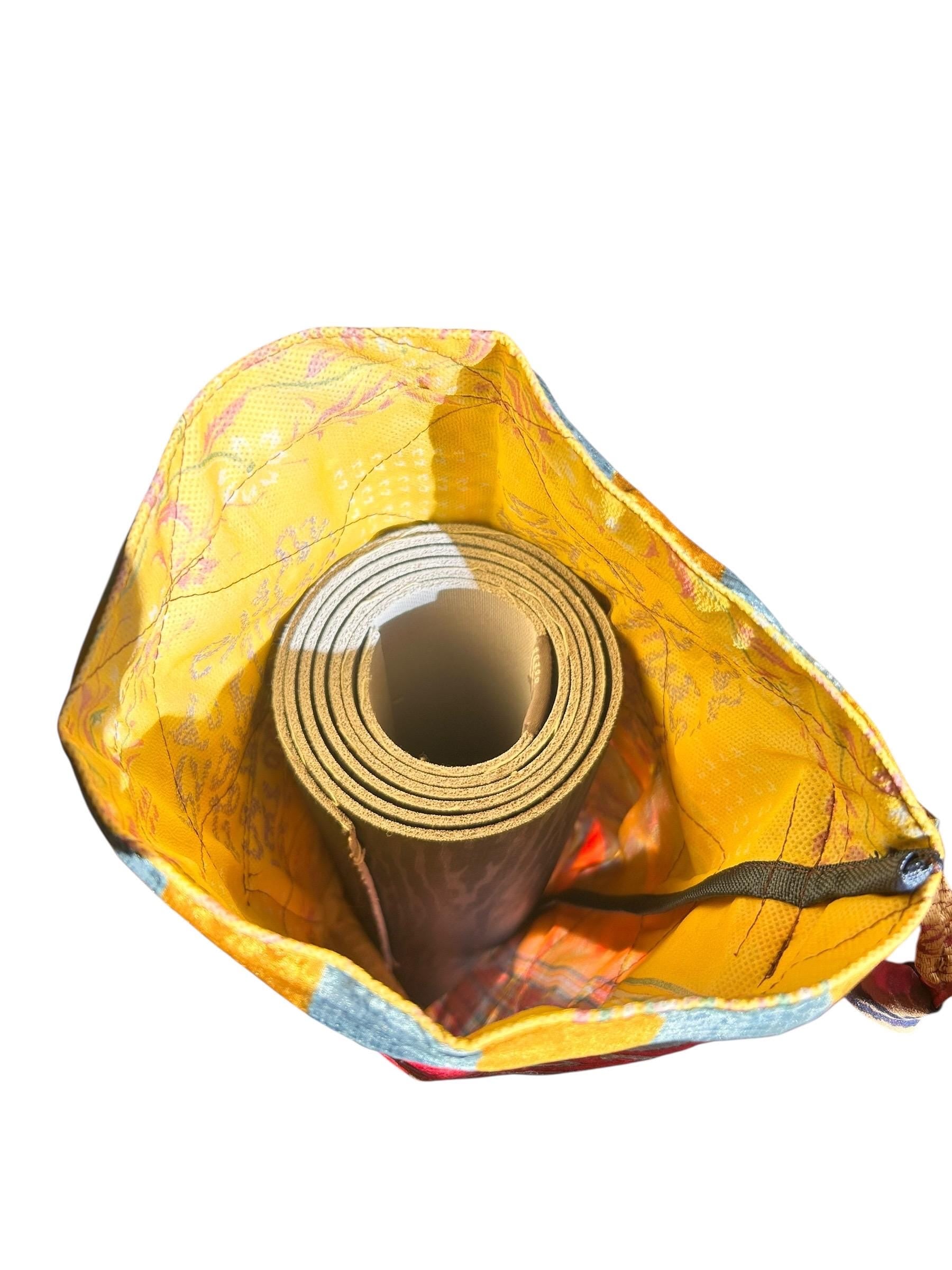 Yogatasche Sari | recycelte Stoffe