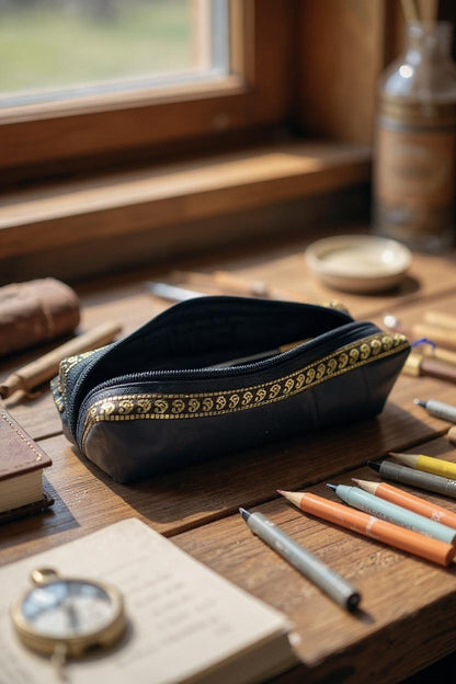 Federtasche | Fahhradschlauch-Upcycling