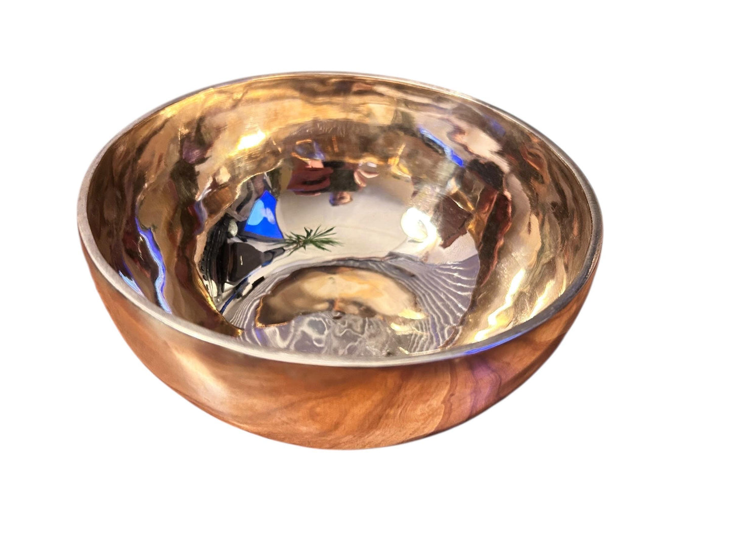 Handgefertigte Klangschale aus Nepal – Glatte Bronze Singing Bowl | Meditationsschale mit Kissen & Klöppel | Yoga, Meditation Sound Healing