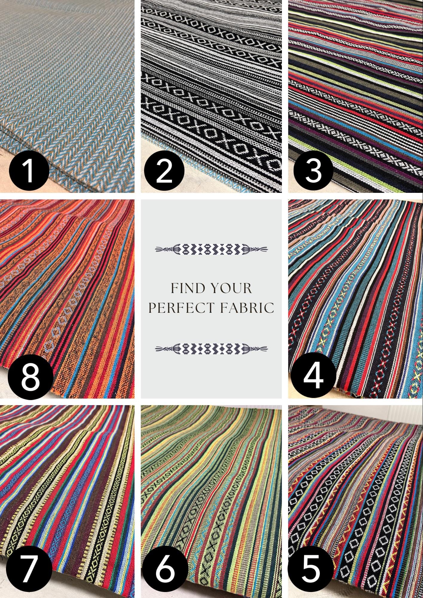 Baumwollstoff Gheri | Handgewebt