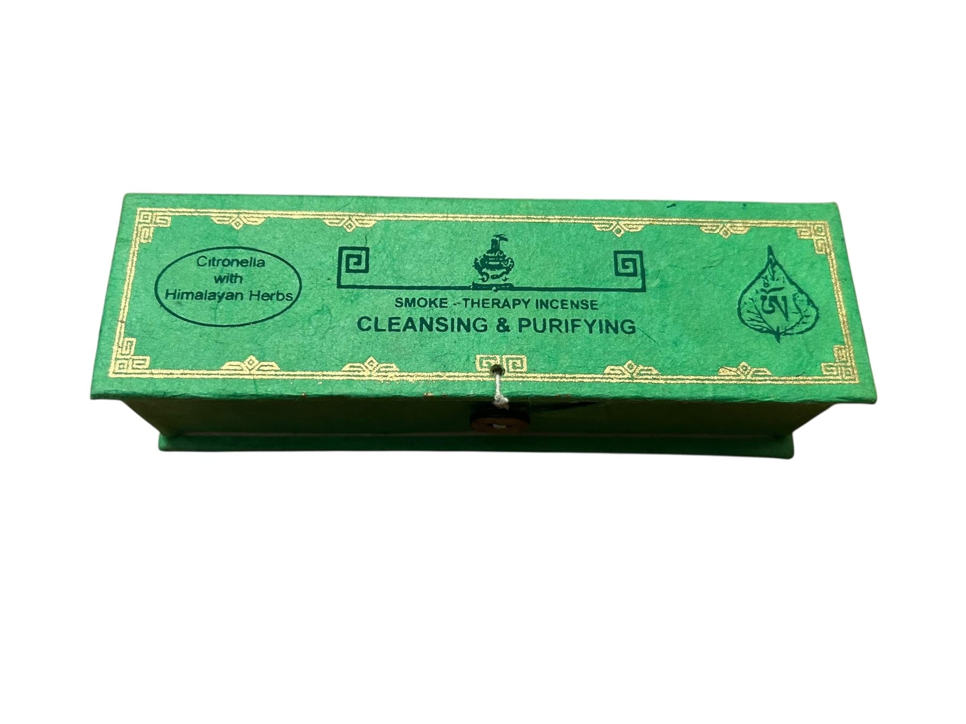 Citronella Räucherstäbchen | Cleansing + Purifying | Hochwertige Box + Stäbchenhalter | Handgerollt | Nepal | Yoga Meditation Ayurveda